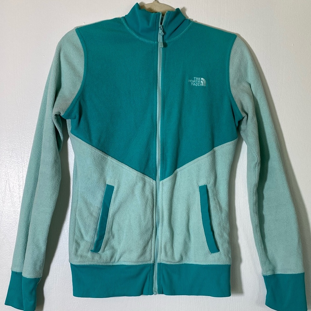 S North Face Fleece Track Jacket